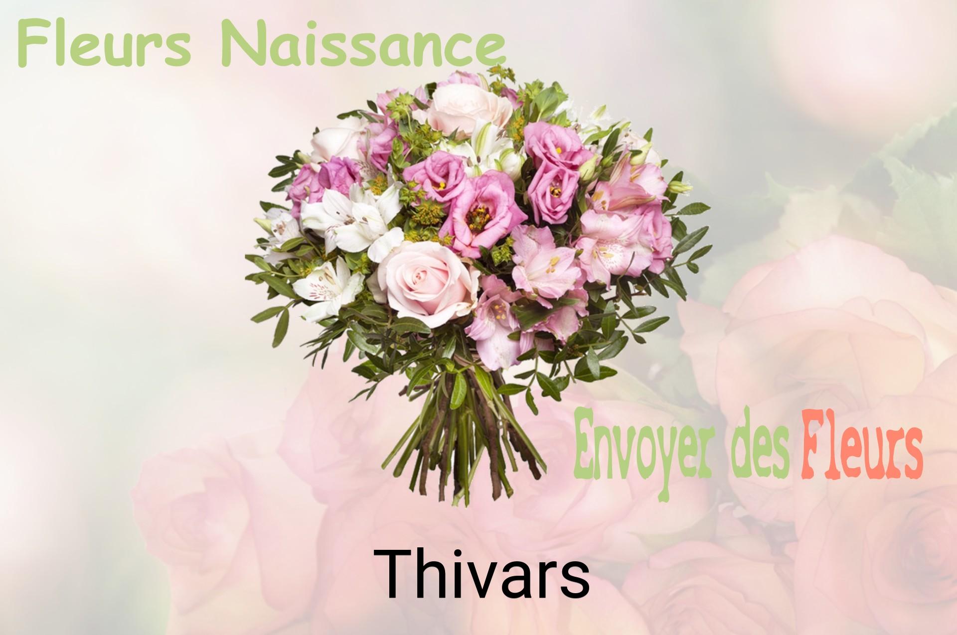 Bouquet de fleurs de naissance livré à Thivars